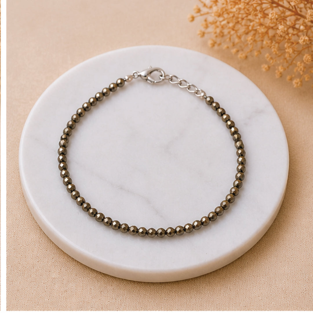 Pyrite Anklet