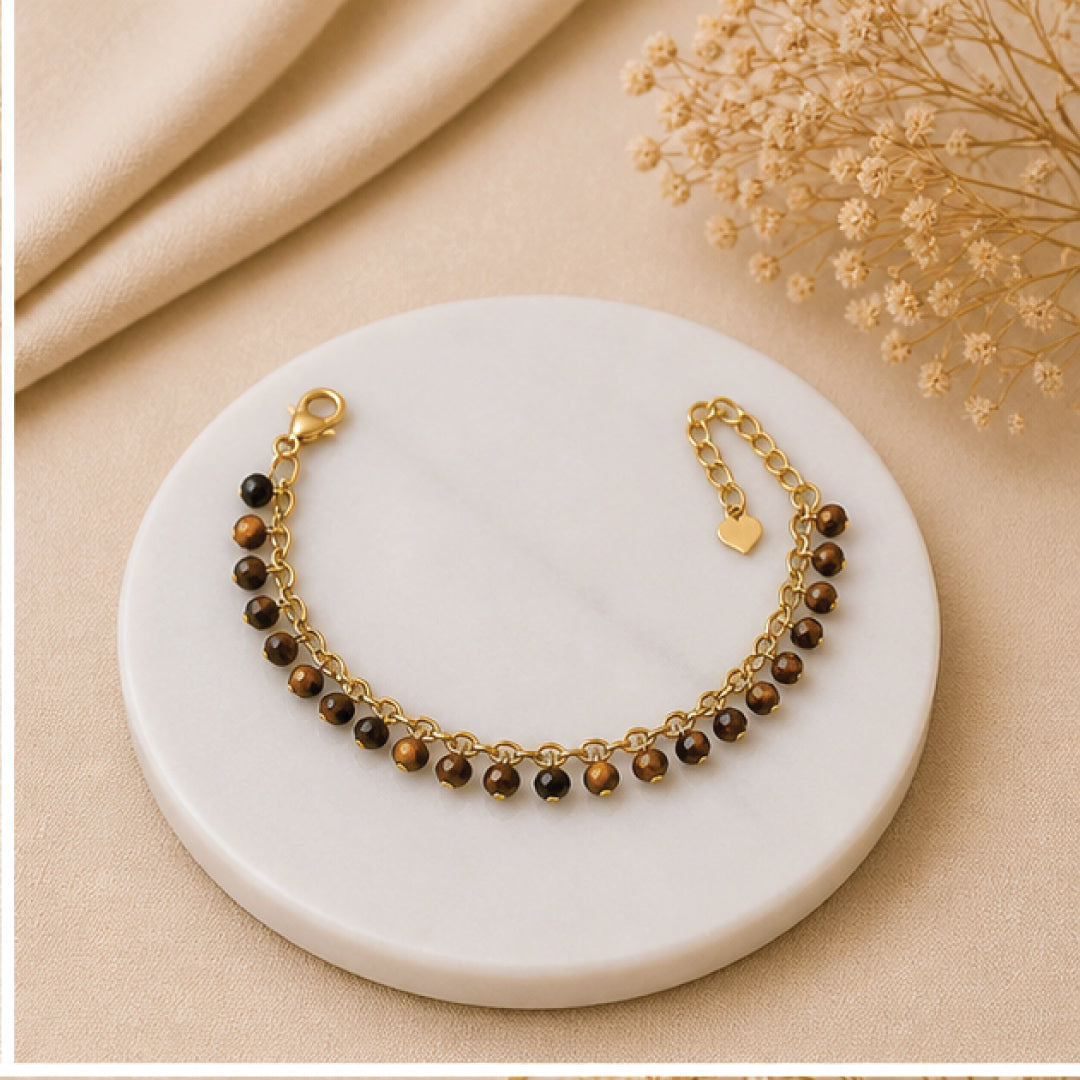 Tiger eye Woven bracelet