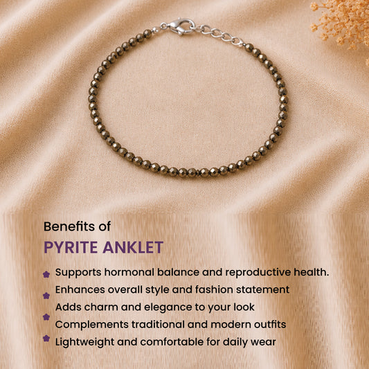 Pyrite Anklet