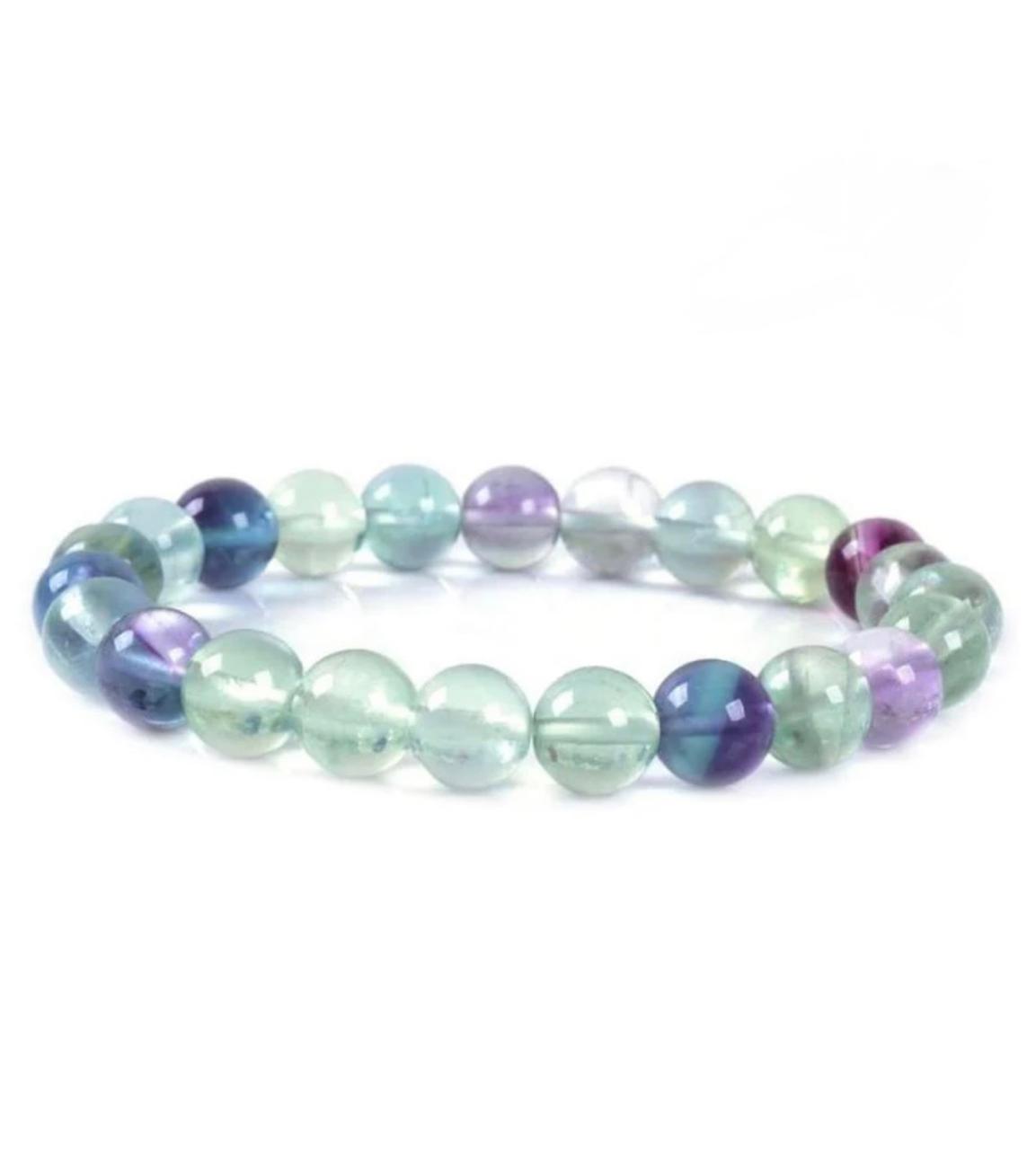 Natural Multi Flourite Bracelet