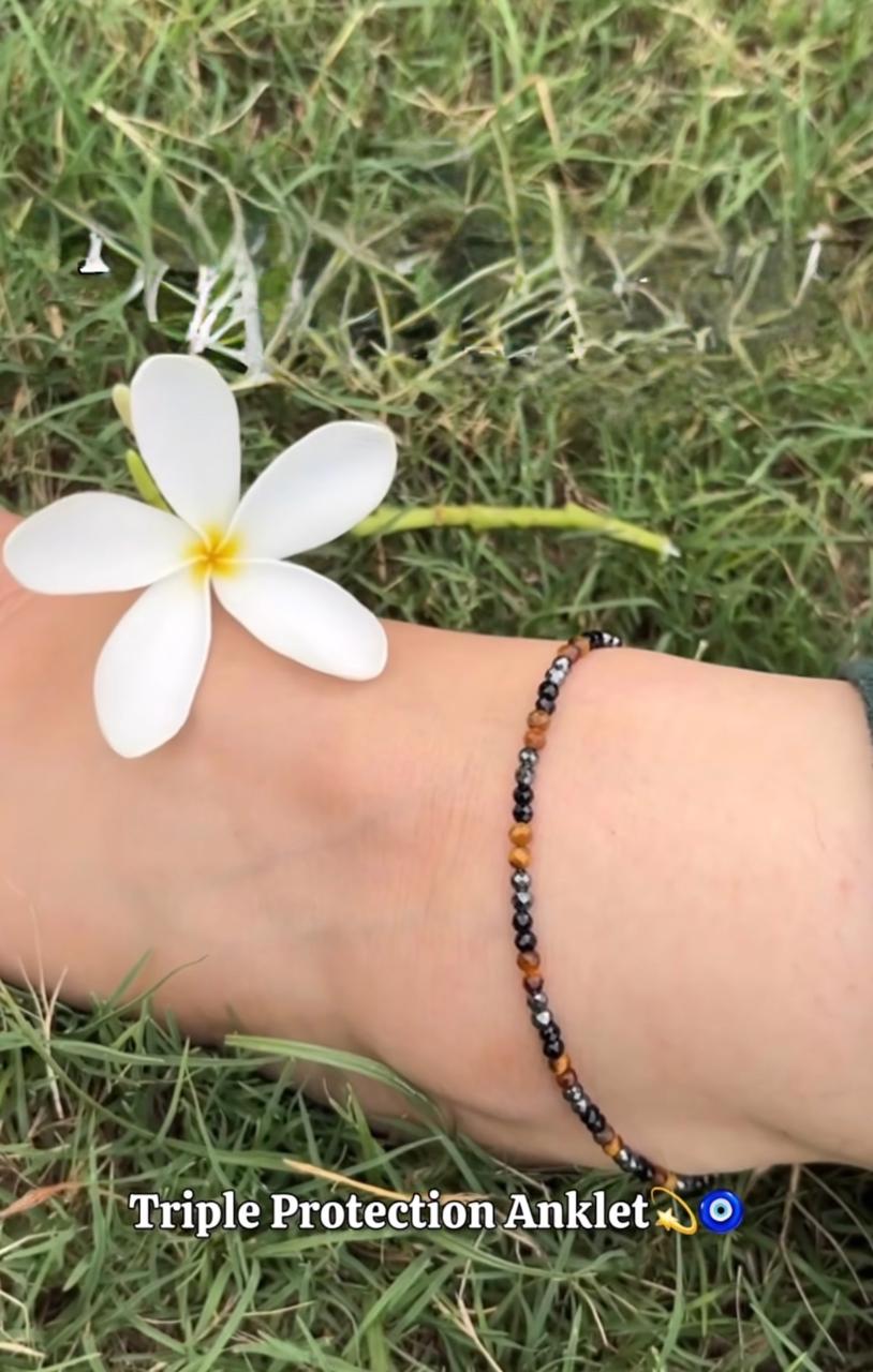 Triple Protection Anklet