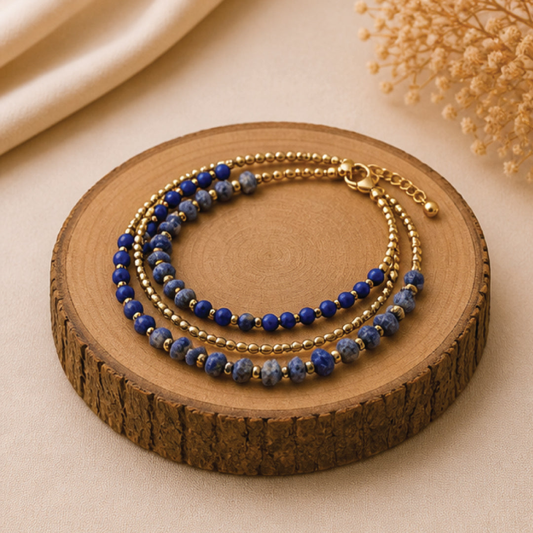 Lapiz Lazuli Beaded bracelet