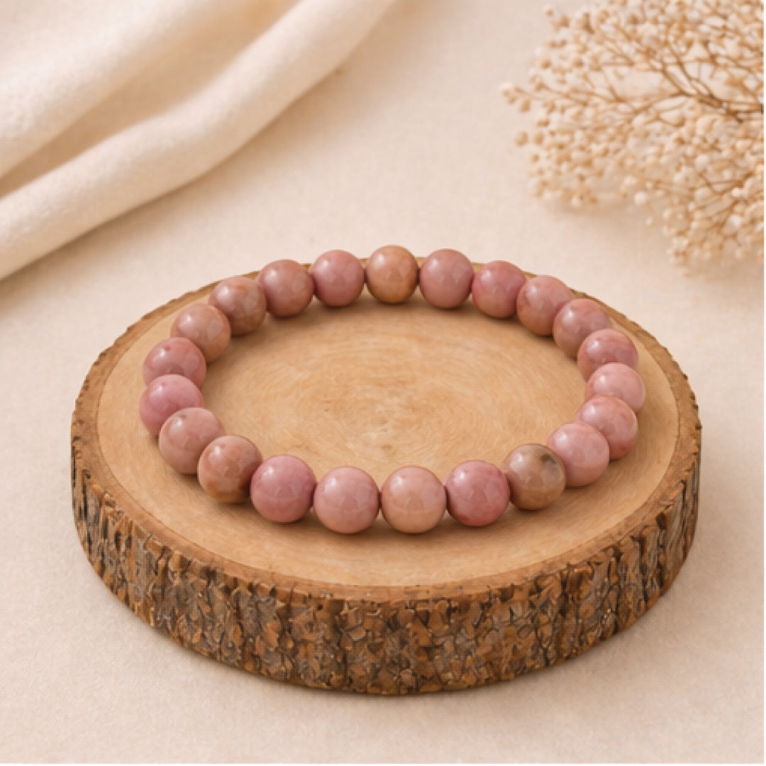Pink Rhodonite Bracelet