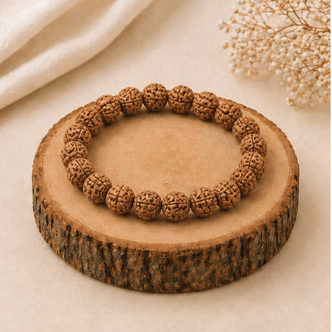 Natural Five Mukhi Rudraksh Bracelet