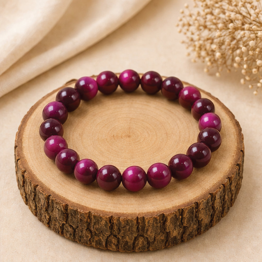 Pink tiger Eye Bracelet