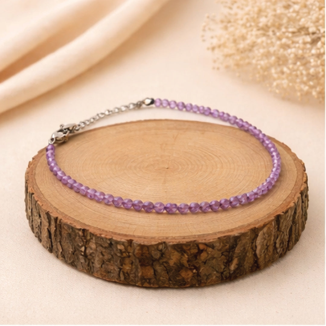 Amethyst Anklet