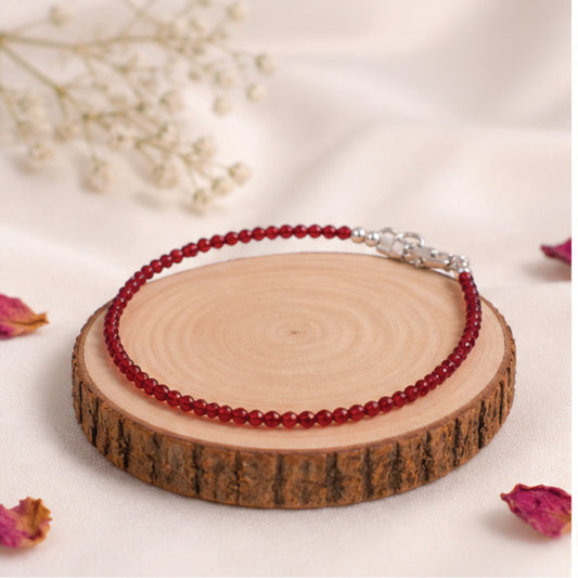 Garnet Anklet