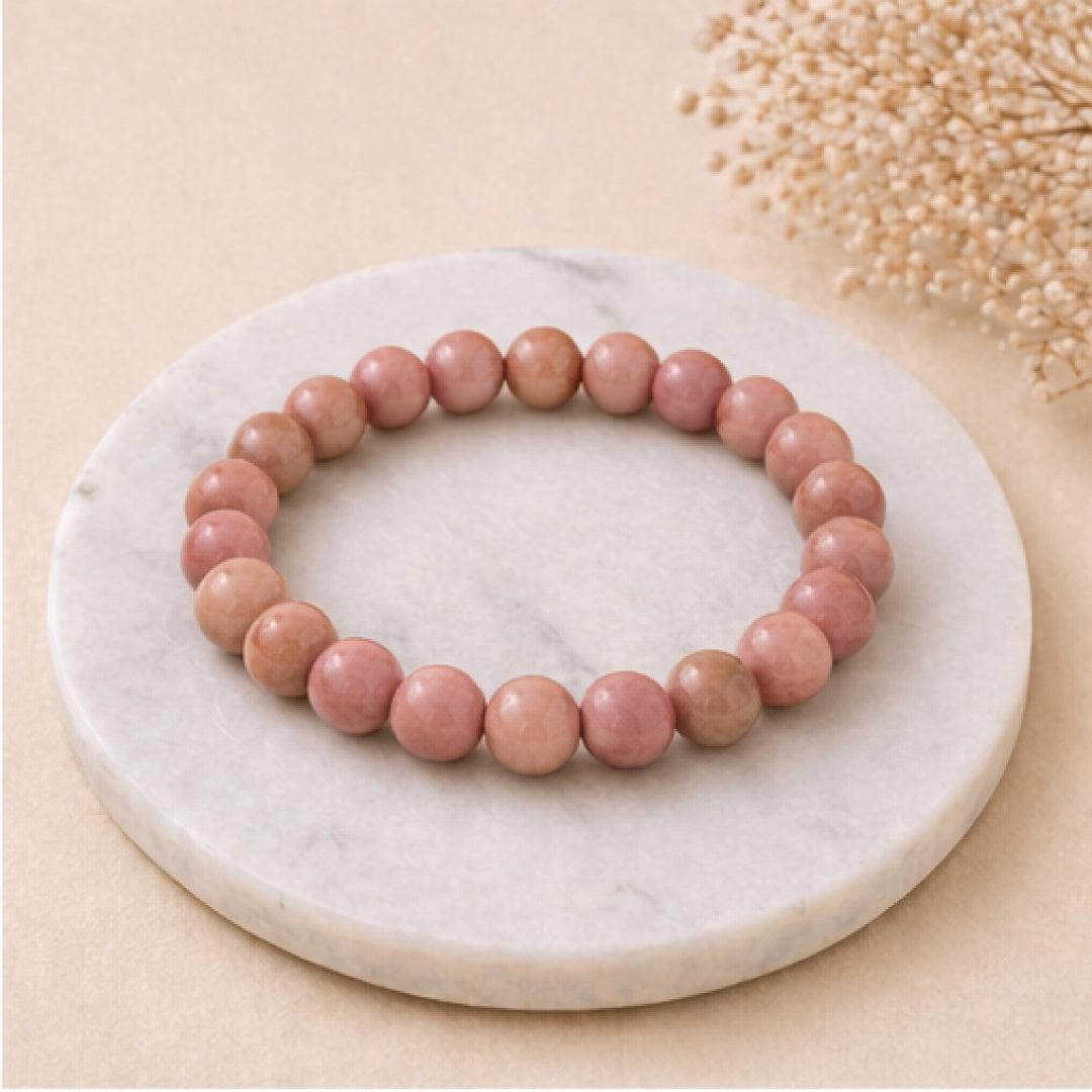 Pink Rhodonite Bracelet