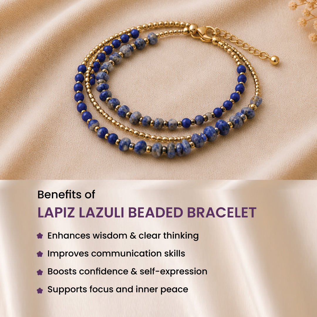 Lapiz Lazuli Beaded bracelet
