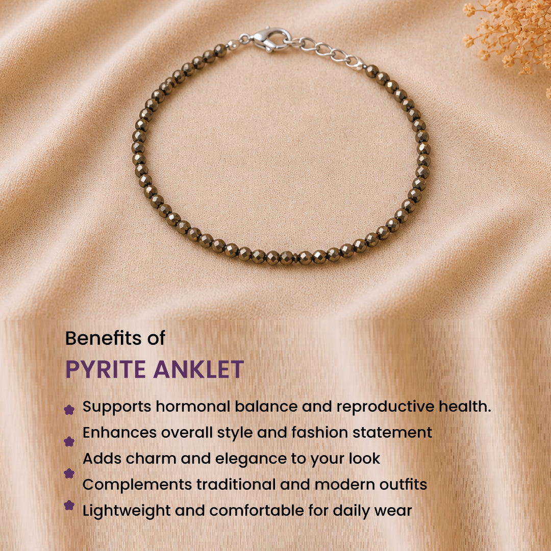 Pyrite Anklet