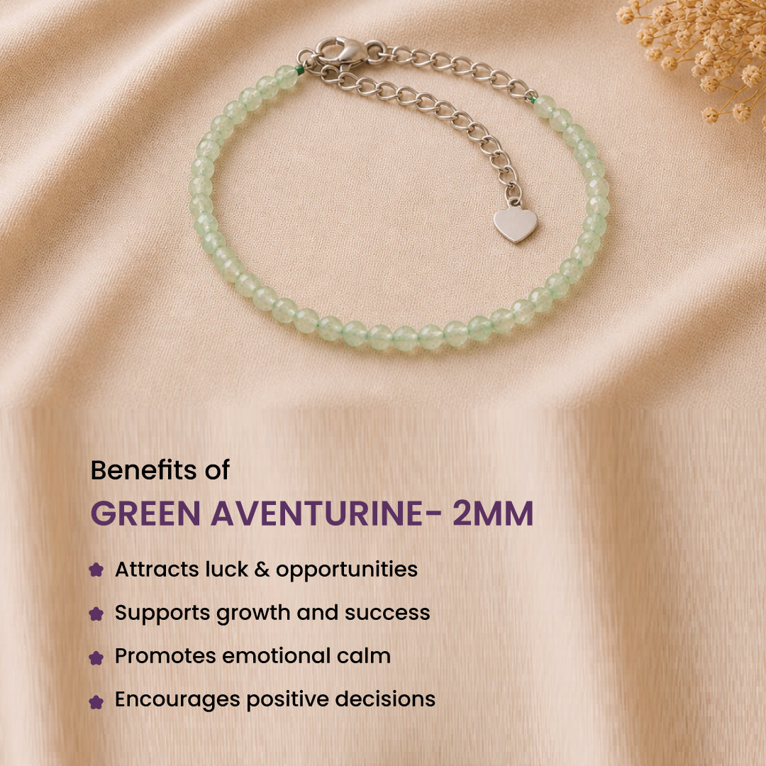 Green Aventurine- 2mm