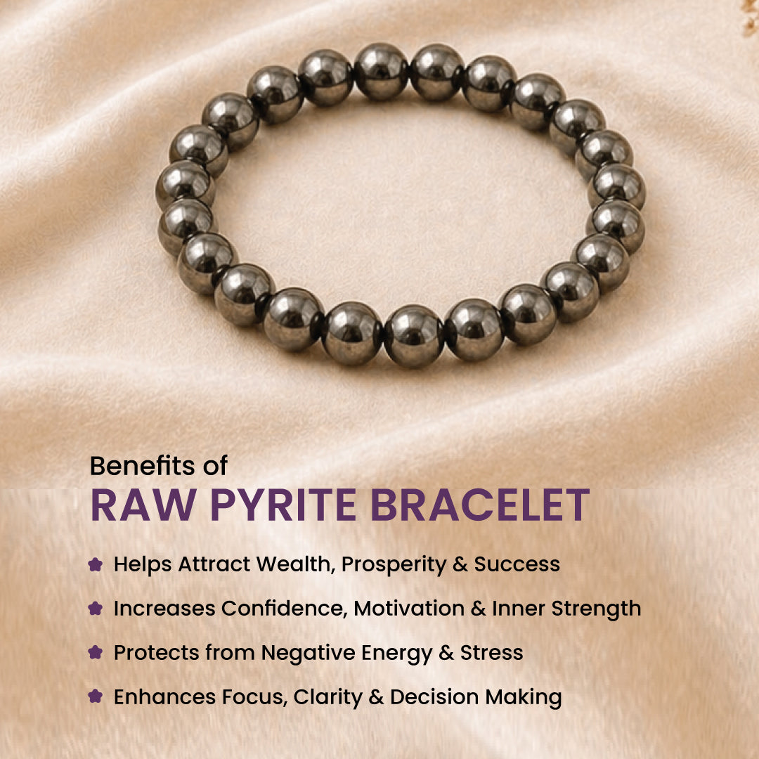 Raw Pyrite Bracelet