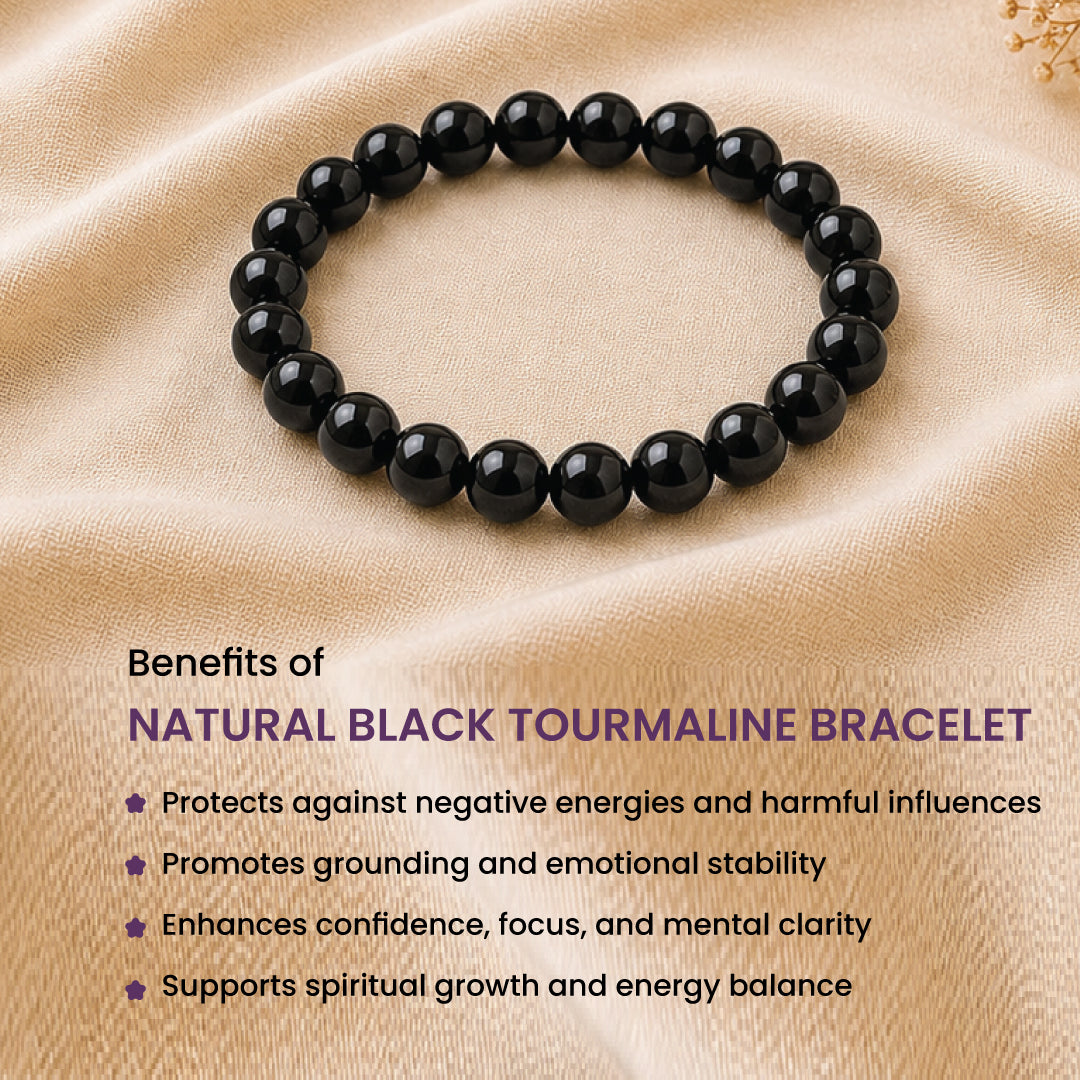Natural black Tourmaline bracelet