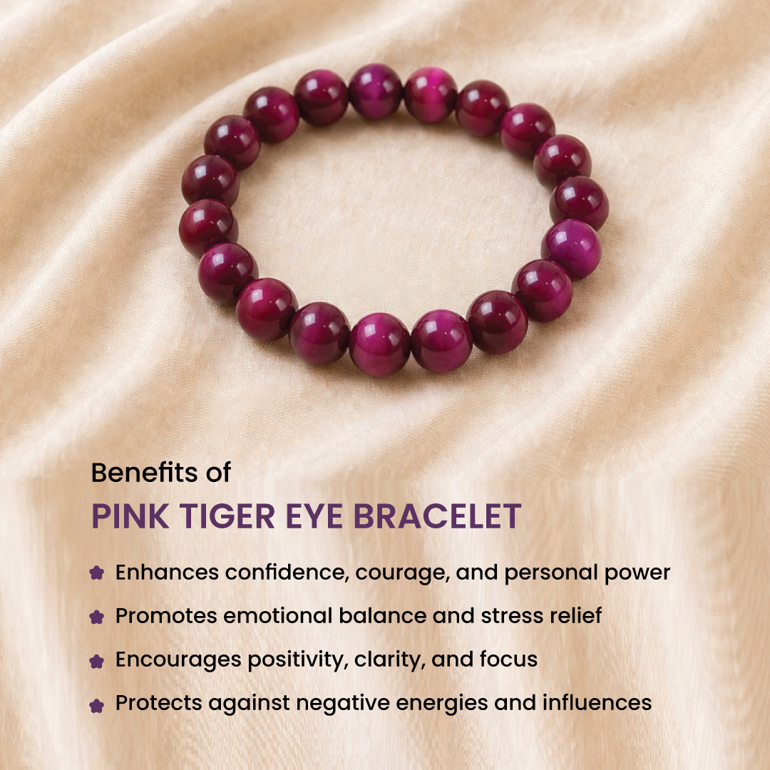 Pink tiger Eye Bracelet