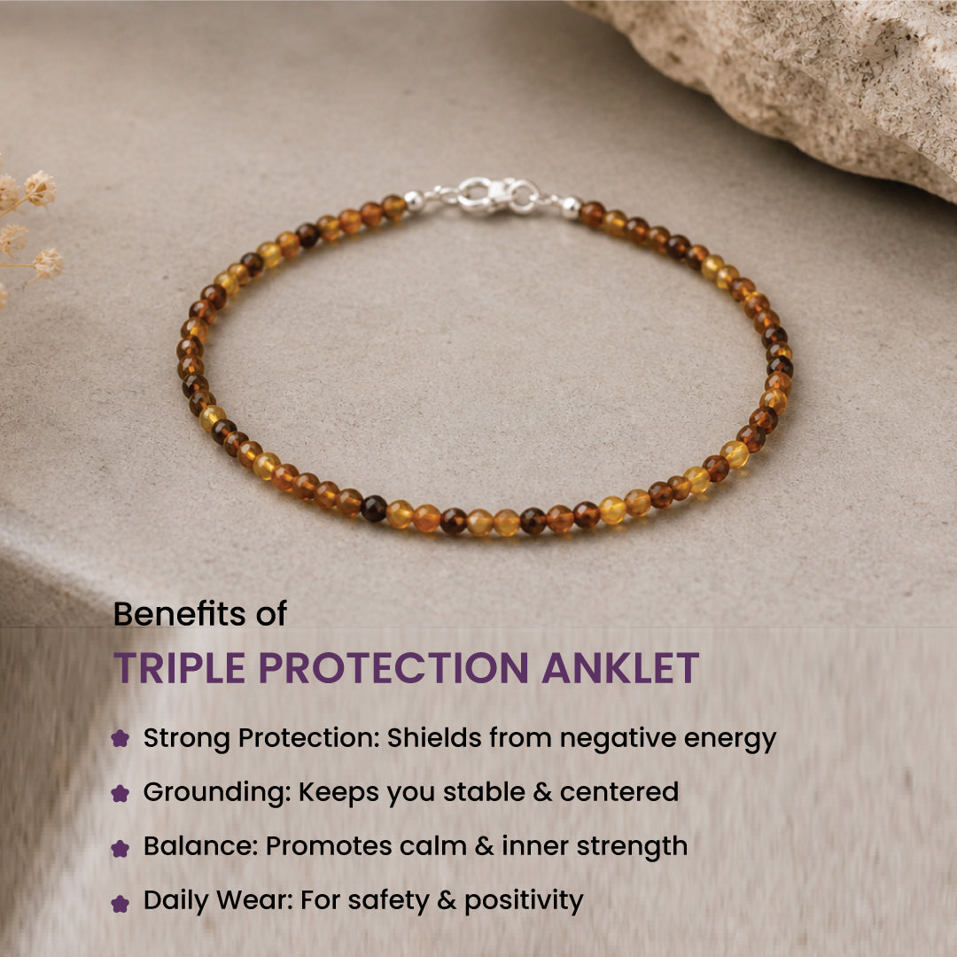 Triple Protection Anklet