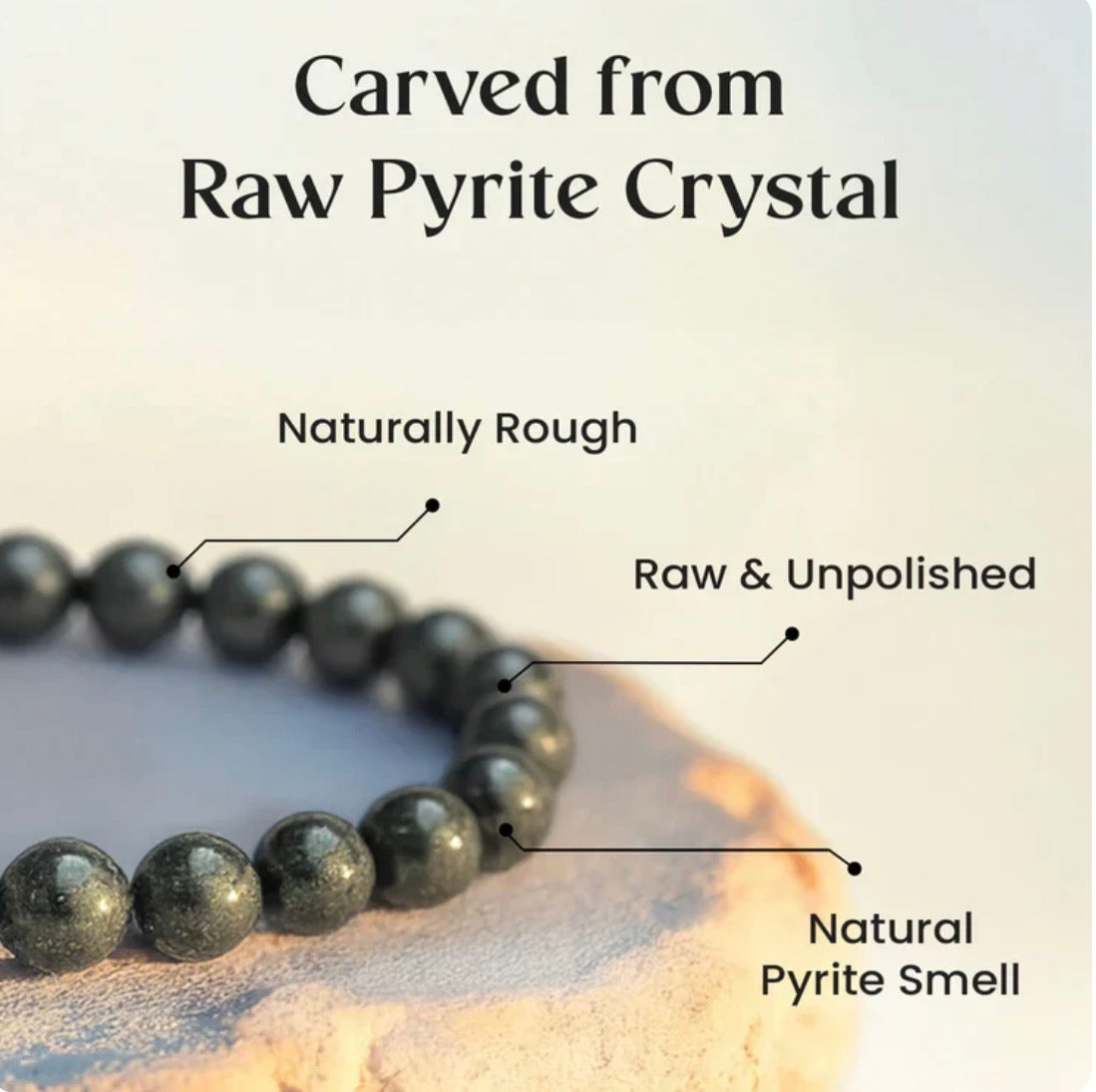 Pyrite Destiny Combo- Raw Pyrite bracelet+ Pyrite Anklet