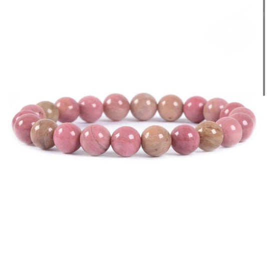 Pink Rhodonite Bracelet