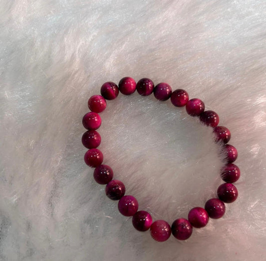 Pink tiger Eye Bracelet