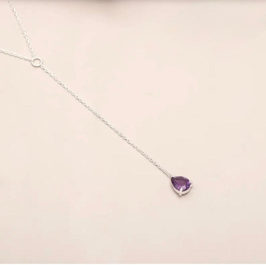 Pear Shaped Amethyst Pendant