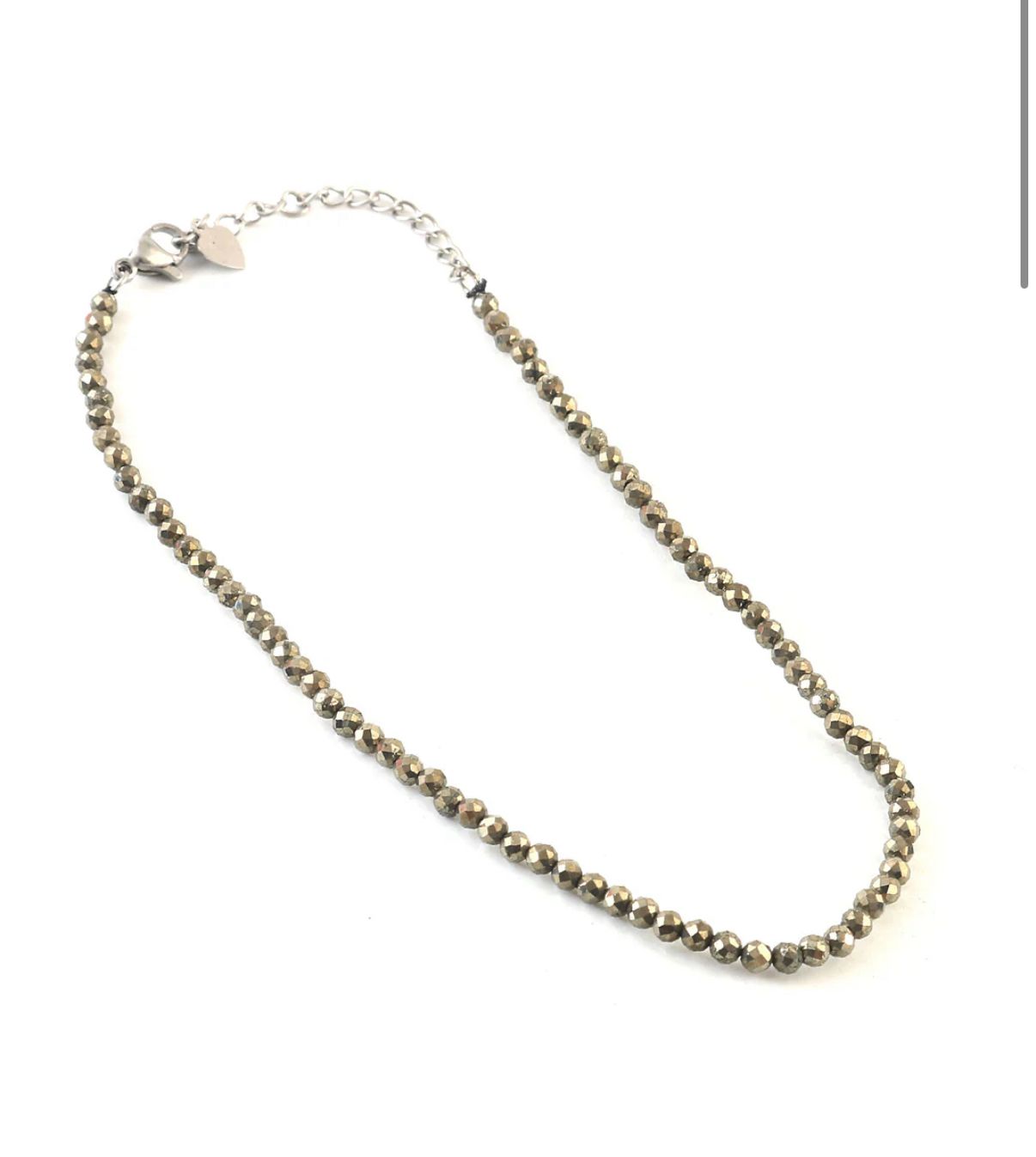 Pyrite Anklet