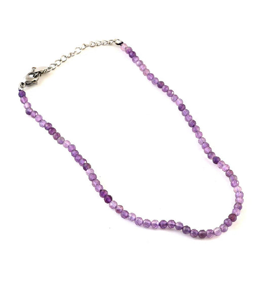 Amethyst Anklet