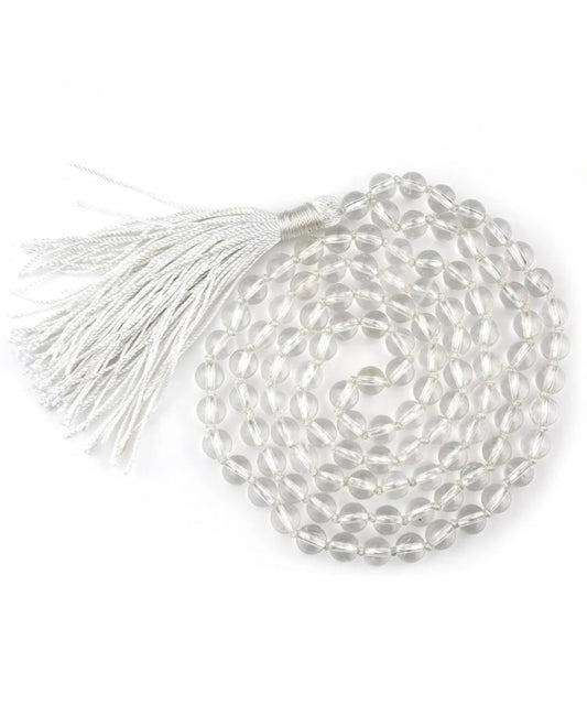 Clear quartz (Spatik) Mala