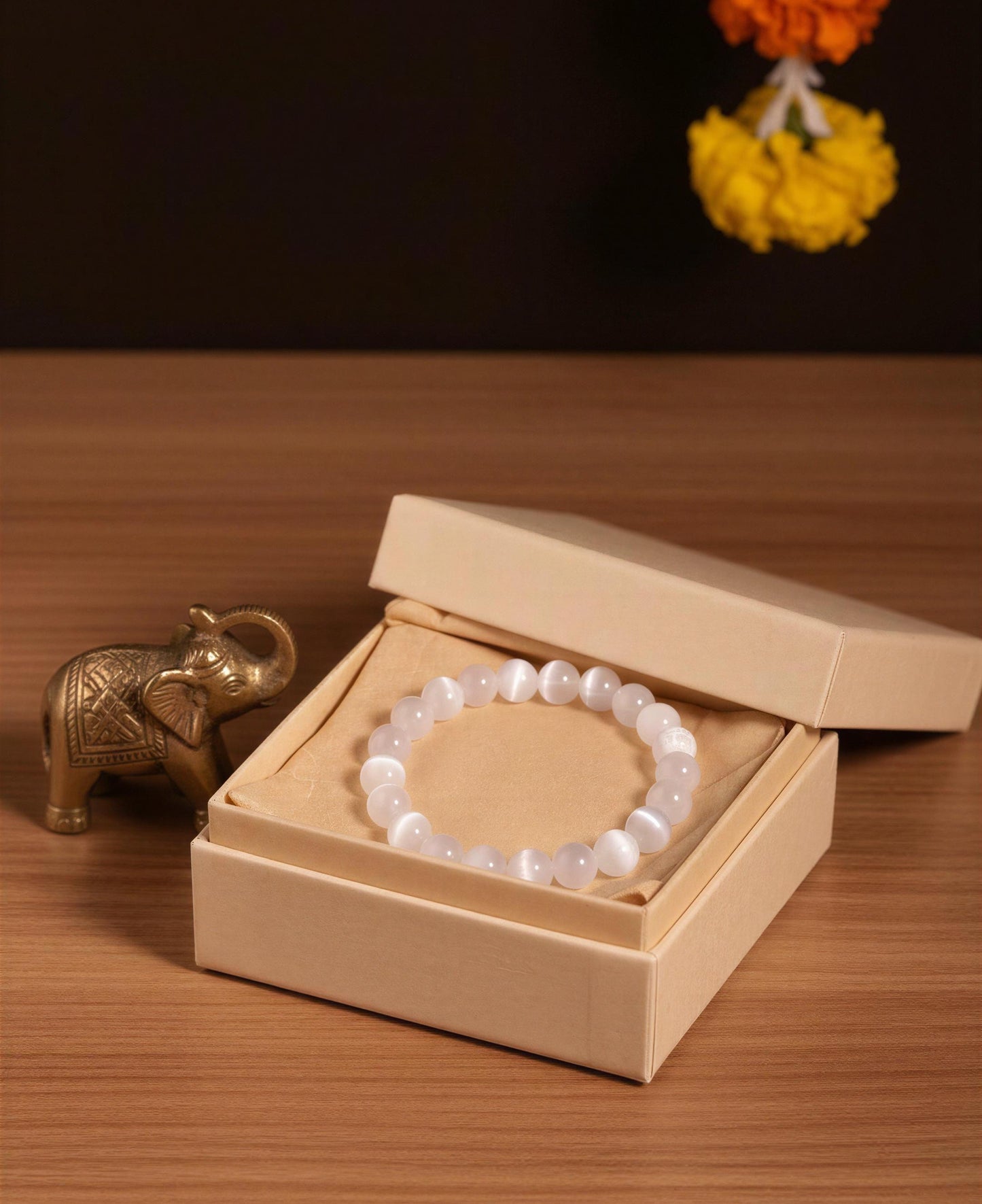 Selenite bracelet