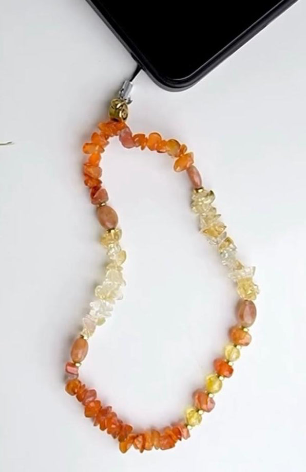 Confidence & self expression-Citrine & Red carnelian