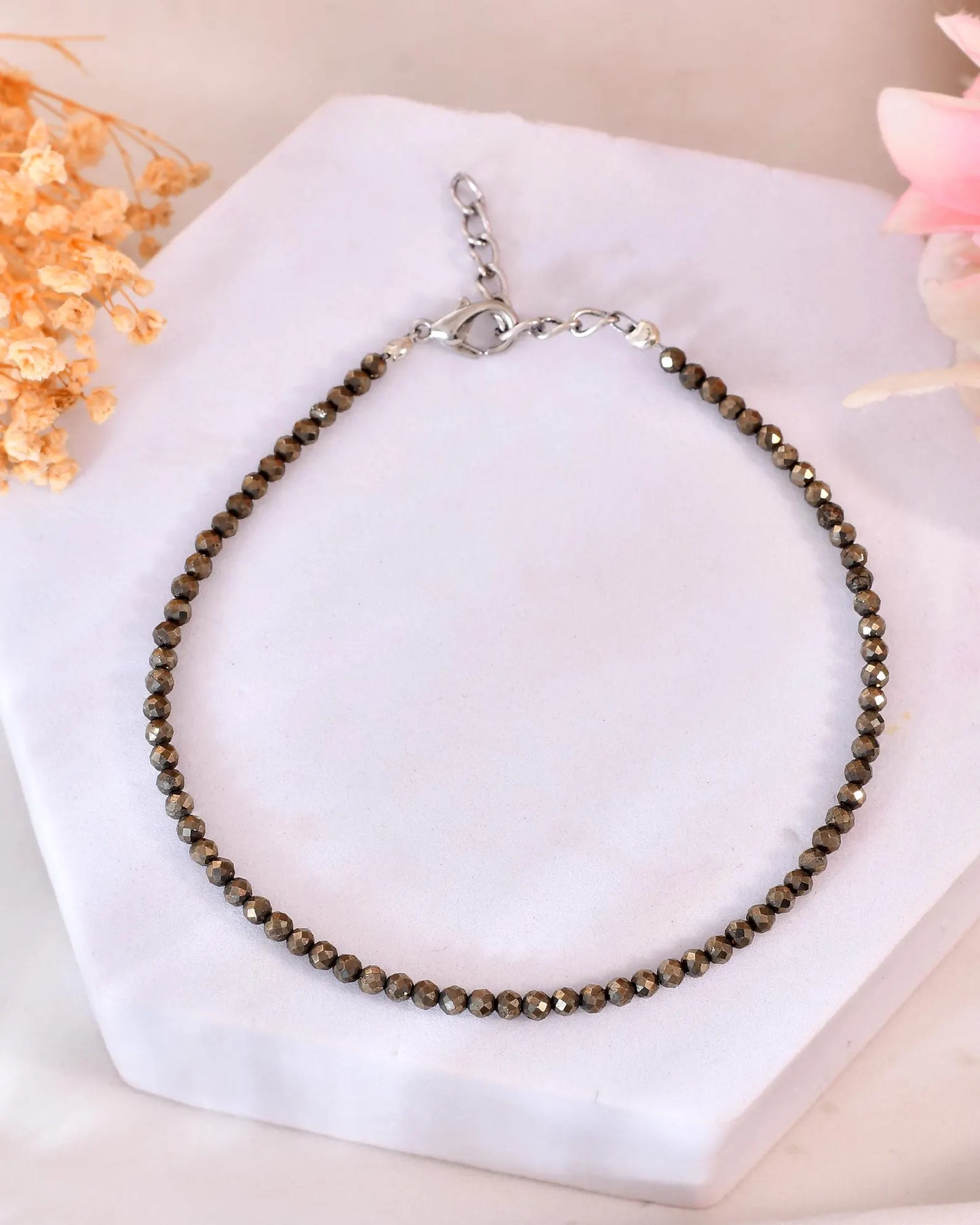 Pyrite Anklet